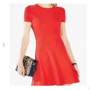 BCBG Skater Dress with Back Cut-out